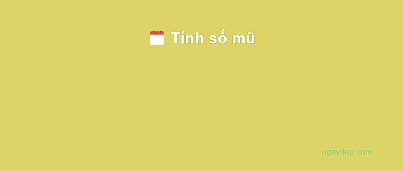 2 mũ 2 bằng bao nhiêu