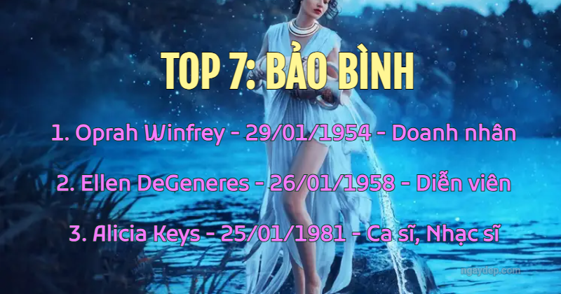 Top 7 là Bảo Bình