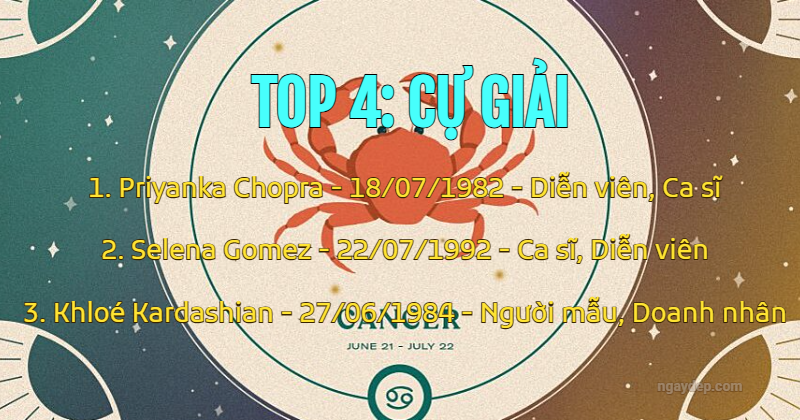 Top 4 Cự Giải