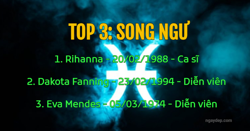 TOP 3 là Song Ngư