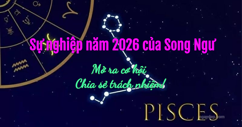Sự nghiệp năm 2026 của Song Ngư: Mở ra cơ hội, chia sẻ trách nhiệm!
