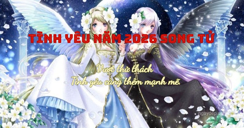 Tình yêu năm 2026 Song Tử: Vượt thử thách, tình yêu càng thêm mạnh mẽ.