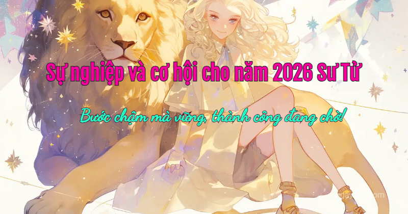 Sự nghiệp và cơ hội cho năm 2026: Bước chậm mà vững, thành công đang chờ!