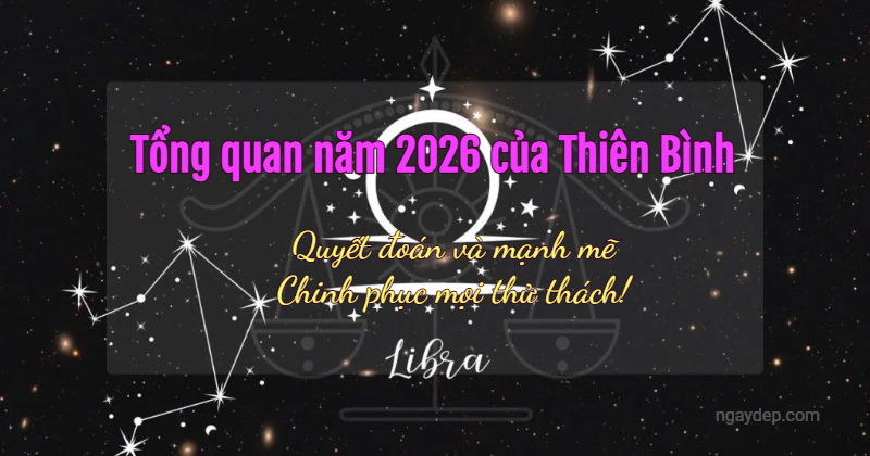 Tử vi 2026 Thiên Bình